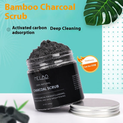 Pure White Body and Face Bamboo Charcoal Scrub