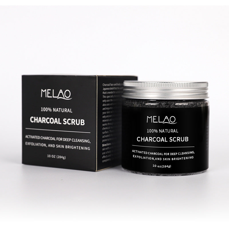 Pure White Body and Face Bamboo Charcoal Scrub