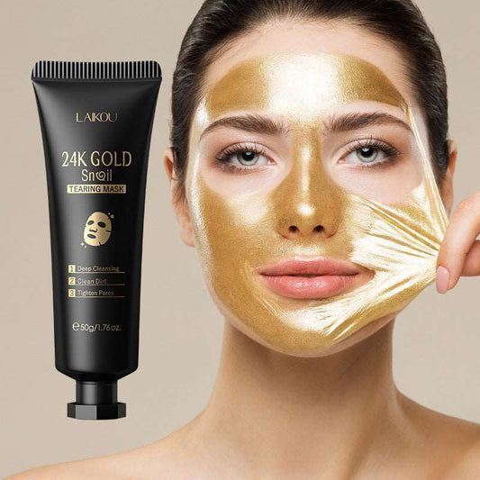 Guld Snigel Tear-Off Mask – Återfuktande Mask