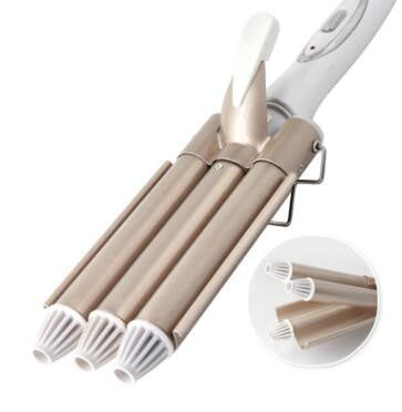 Triple bar curling iron for fantastic hairstyles