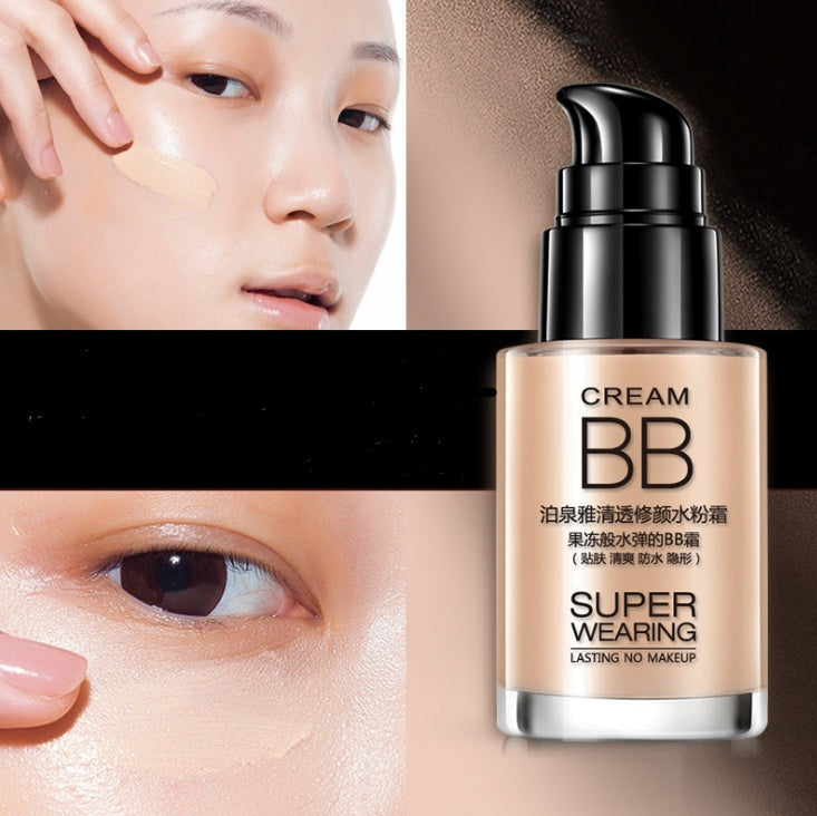 Fuktgivande BB Kräm med Concealer för Naturlig Lyster