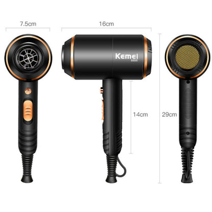 Powerful hair dryer. Set with wind nozzle + diffuse wind nozzle.