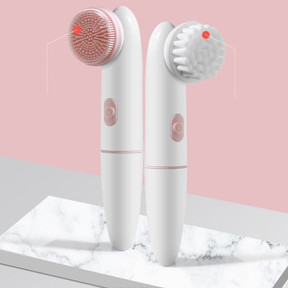 Electric Silicone Facial Cleanser - Facial Brush, Beauty Instrument, Pore Cleanser