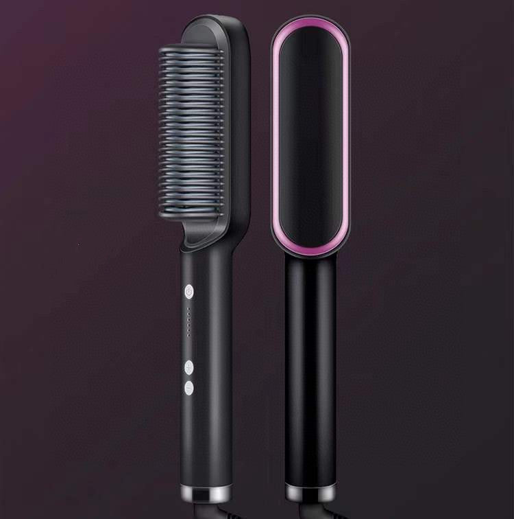 Dual Functional Ceramic Hairbrush: Easy Styling with Intelligent Control