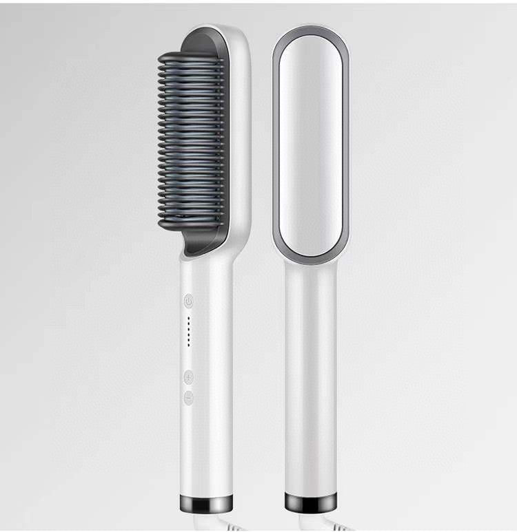 Dual Functional Ceramic Hairbrush: Easy Styling with Intelligent Control