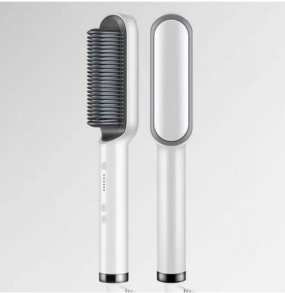 Dual Functional Ceramic Hairbrush: Easy Styling with Intelligent Control