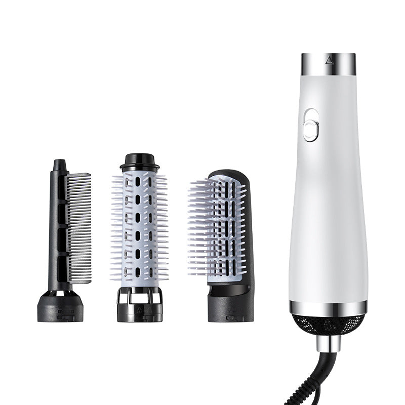 Three-in-one Hair Dryer with Conversion Comb - Flat and Curly Hairstyles