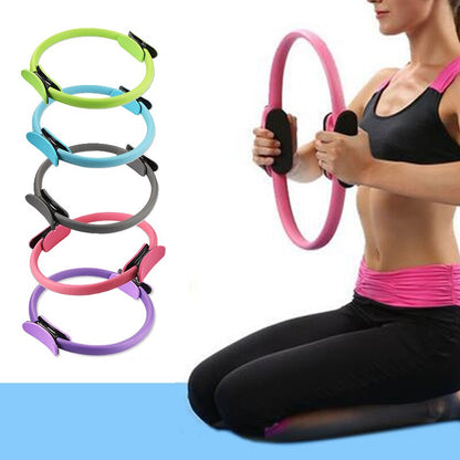 Yoga Fitness Pilates Ring - Magic Circle for Home Exercise and Body Resistance