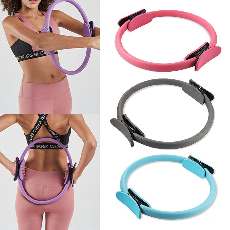 Yoga Fitness Pilates Ring - Magic Circle for Home Exercise and Body Resistance