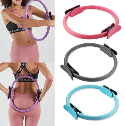 Yoga Fitness Pilates Ring - Magic Circle for Home Exercise and Body Resistance