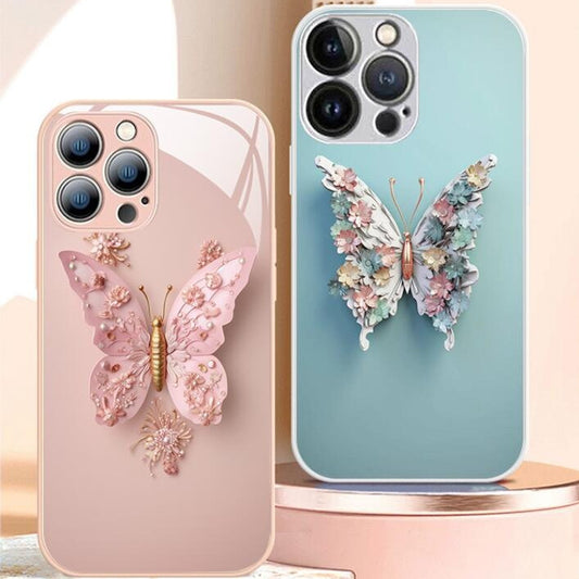 Fairy Butterfly Glass Case for Mobile