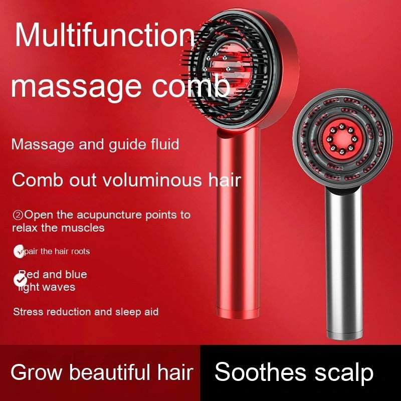 Fluffy Comb – Infraröd Hårvård och Skönhet med Scalp Massager