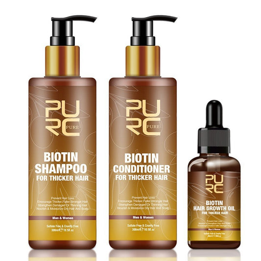 PURC Hårvård Ginger Biotin Tre-delat Set