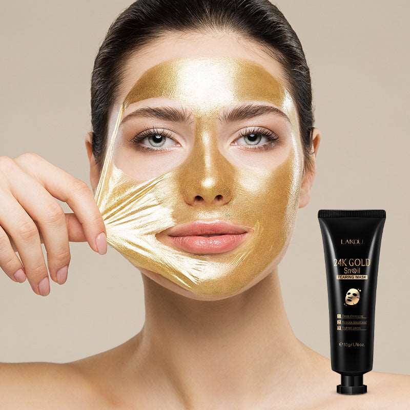 Guld Snigel Tear-Off Mask – Återfuktande Mask