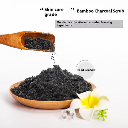 Pure White Body and Face Bamboo Charcoal Scrub