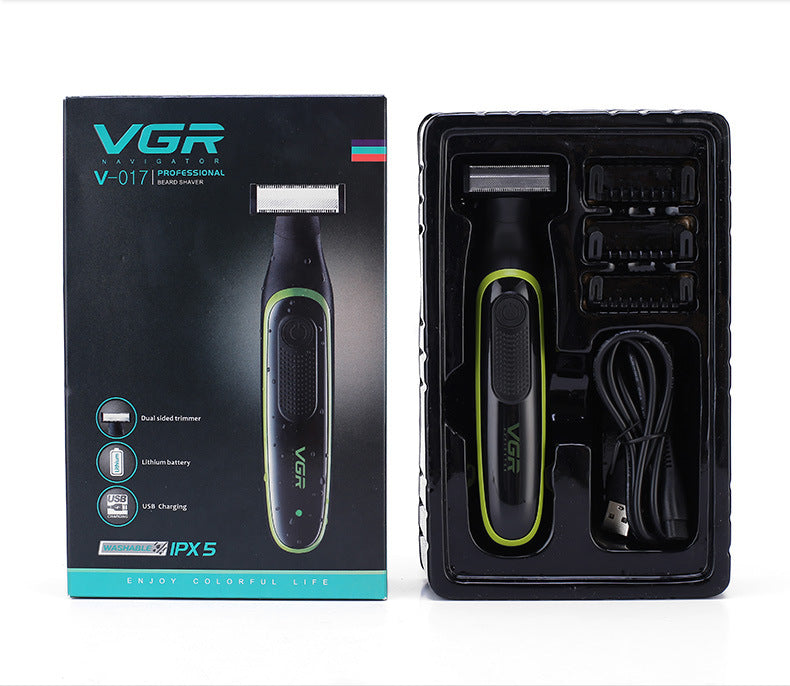 Rechargeable shaver with Small T-shaped blades