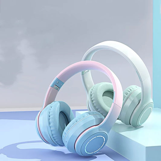 Gradient Bluetooth Headphones - Foldable Wireless