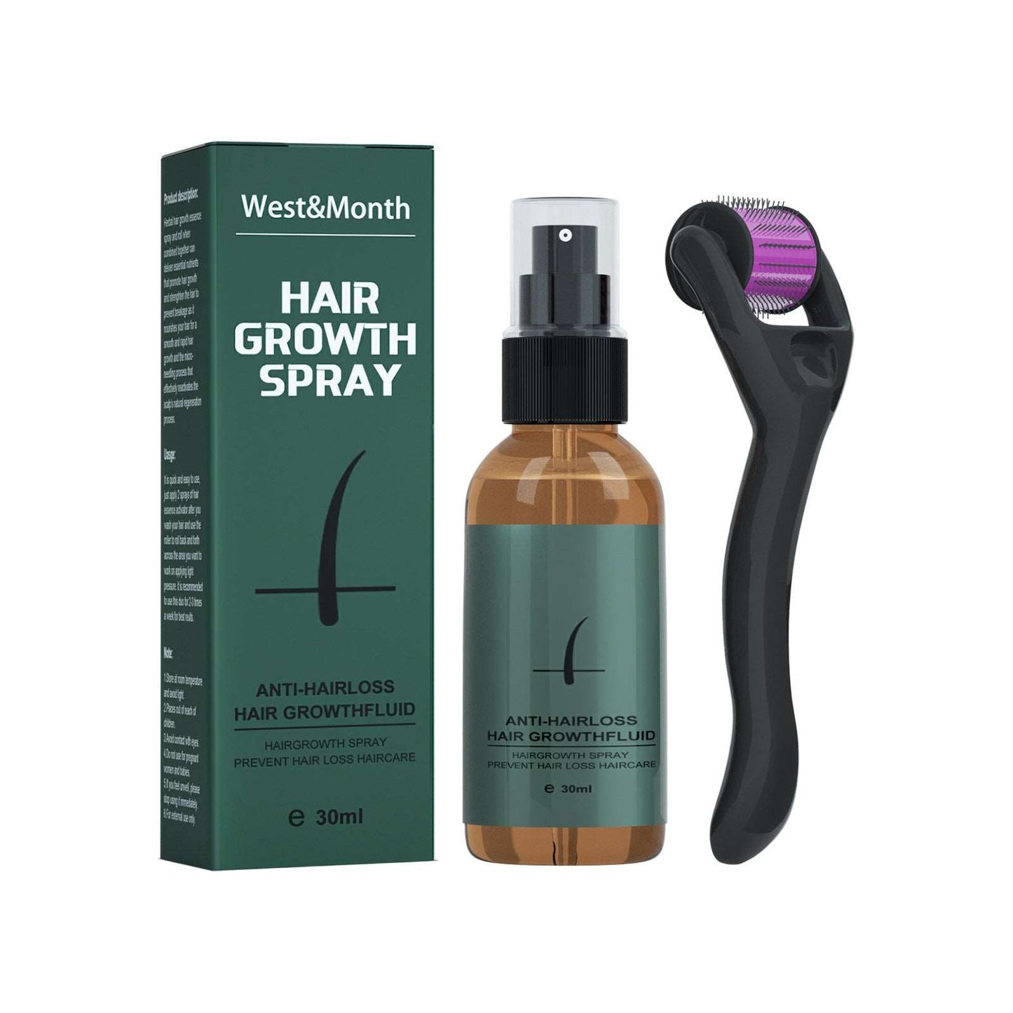 Beard Growth Spray Set – Närande och Fuktgivande Skäggvård