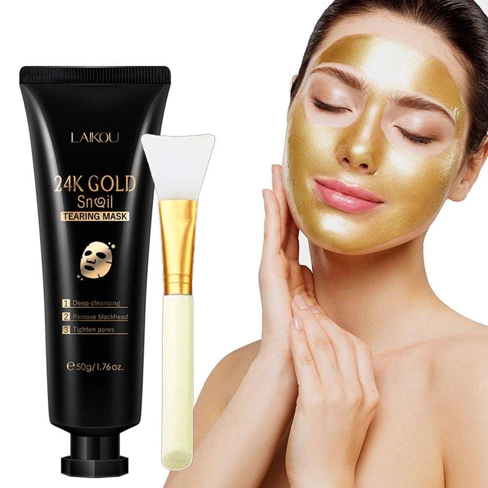 Guld Snigel Tear-Off Mask – Återfuktande Mask