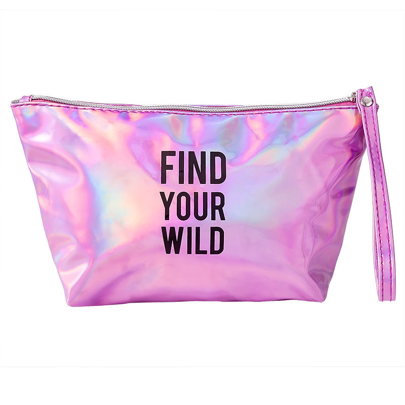 Chic PU Hanging Cosmetic Bag