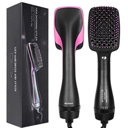 2-in-1 Electric Hair Dryer Comb - Hair Dryer and Hair Straightener