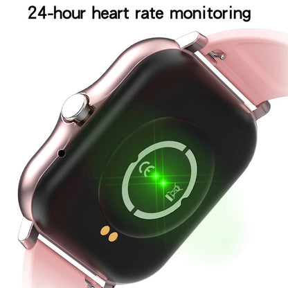 Smart watch with pedometer and heart rate measurement, Bluetooth calls