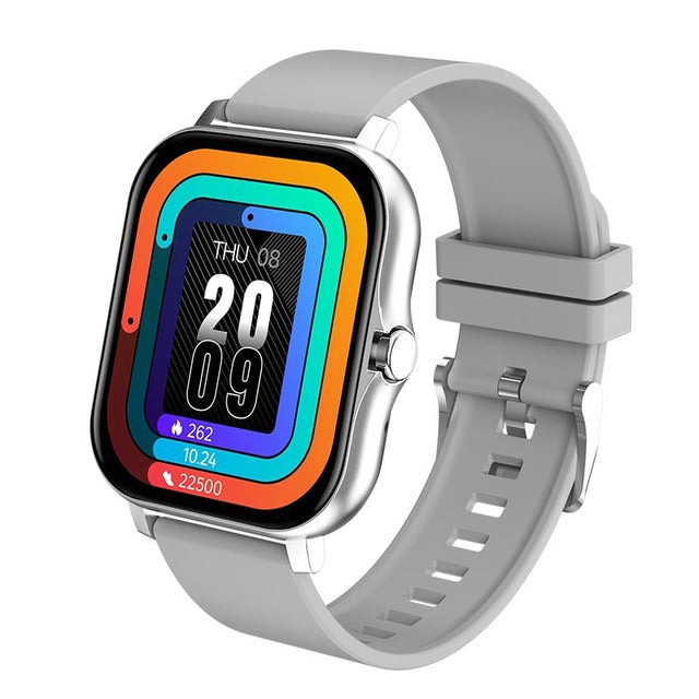 Smart watch with pedometer and heart rate measurement, Bluetooth calls