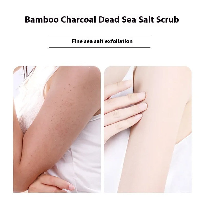 Pure White Body and Face Bamboo Charcoal Scrub