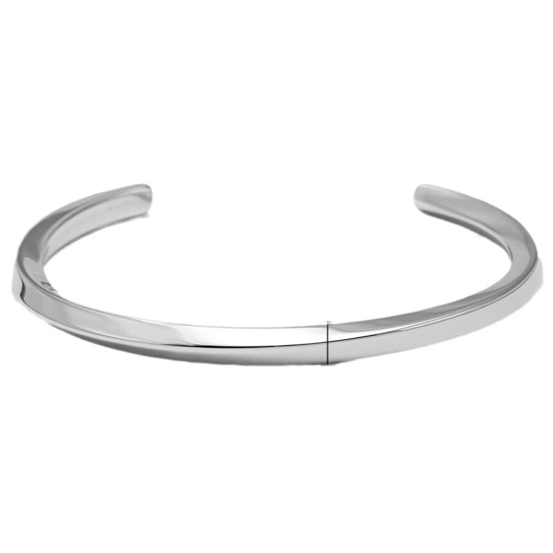 Titanium Steel Open Bracelet - Men and Women