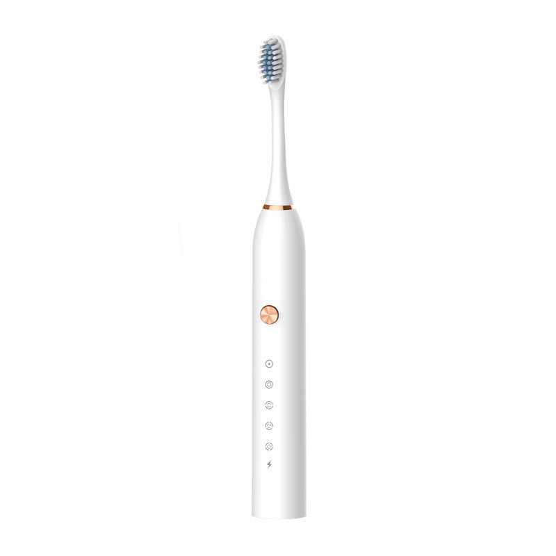 Waterproof USB Rechargeable Electric Toothbrush with Soft Bristles