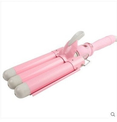 Electric Triple Tube Curling Iron for Versatile Styling